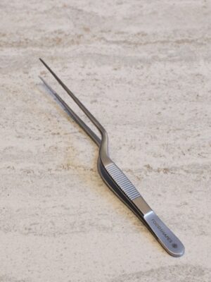 Tweezer Offset - fine tip - 16cm