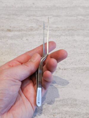 Alternative view of Tweezer Offset - fine tip - 16cm