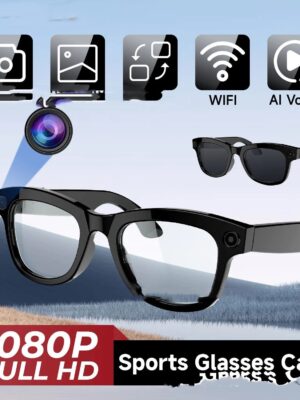 AI Smart Glasses – Call, Record & Capture Hands-Free