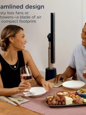 Alternative view of Shark TurboBlade Fan XL — Ultra-Customizable Bladeless Tower, Pivots, Twists, Oscillates 180°, TF200, Charcoal