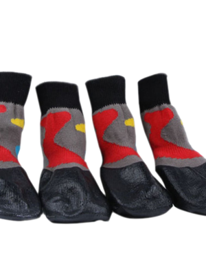 Black Water Proofing Dog Boots Pet Shoes Dogs Snow Booties