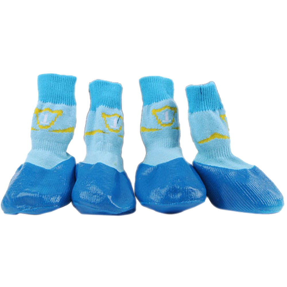 Black Water Proofing Dog Boots Pet Shoes Dogs Snow Booties - Image 4