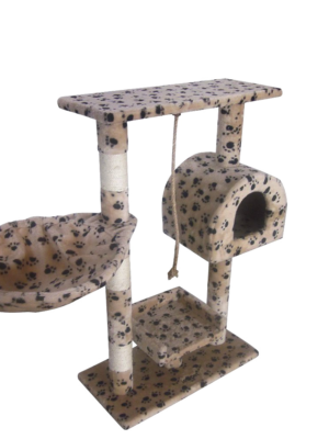 Leopet Kbm001 2grau Cat Tree Scratching Post Kitten Climbing Excercise
