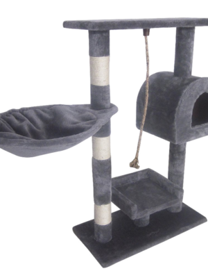Alternative view of Leopet Kbm001 2grau Cat Tree Scratching Post Kitten Climbing Excercise