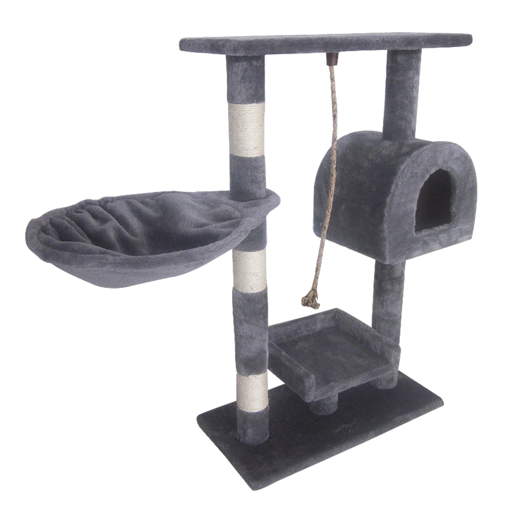Leopet Kbm001 2grau Cat Tree Scratching Post Kitten Climbing Excercise - Image 2