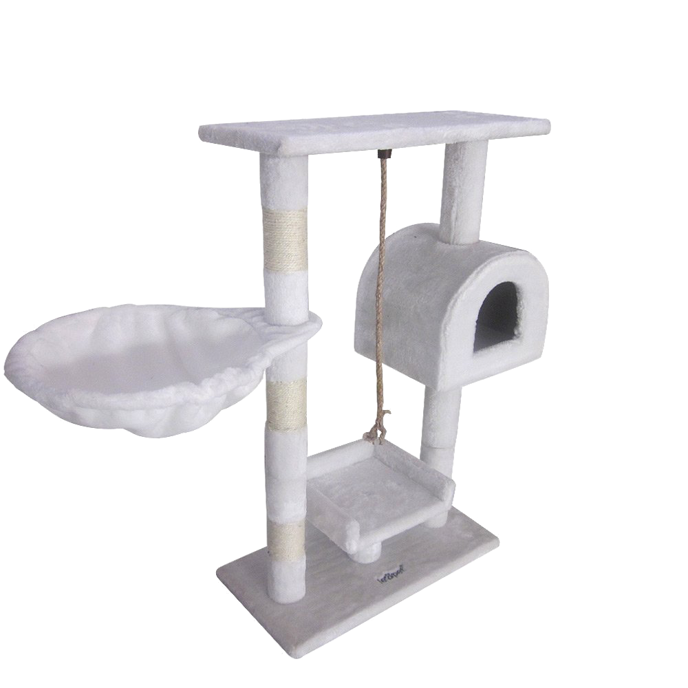 Leopet Kbm001 2grau Cat Tree Scratching Post Kitten Climbing Excercise - Image 3